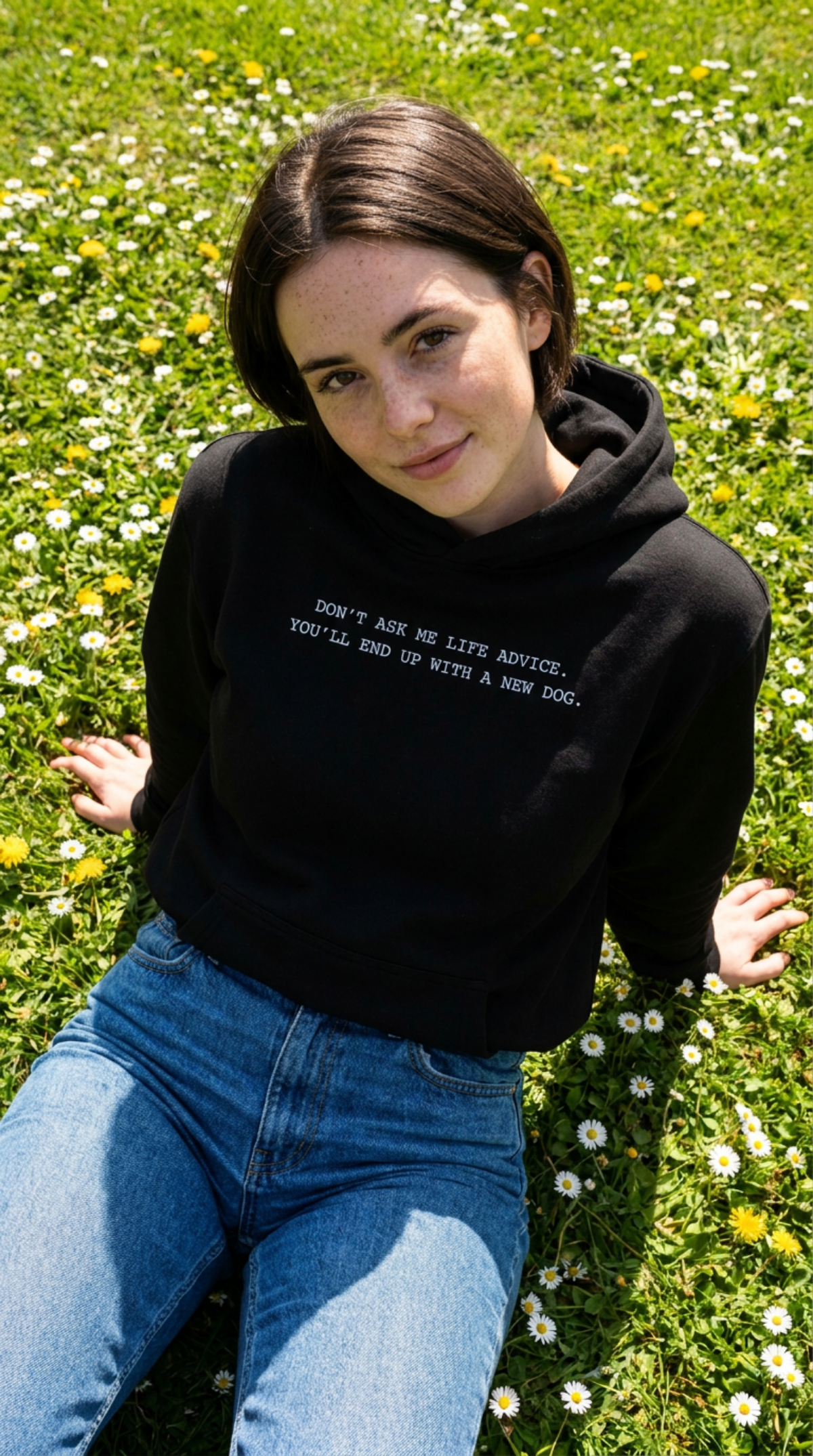 The Statement Hoodie - Don't Ask Me for Life Advice. You'll End Up With a New Dog.